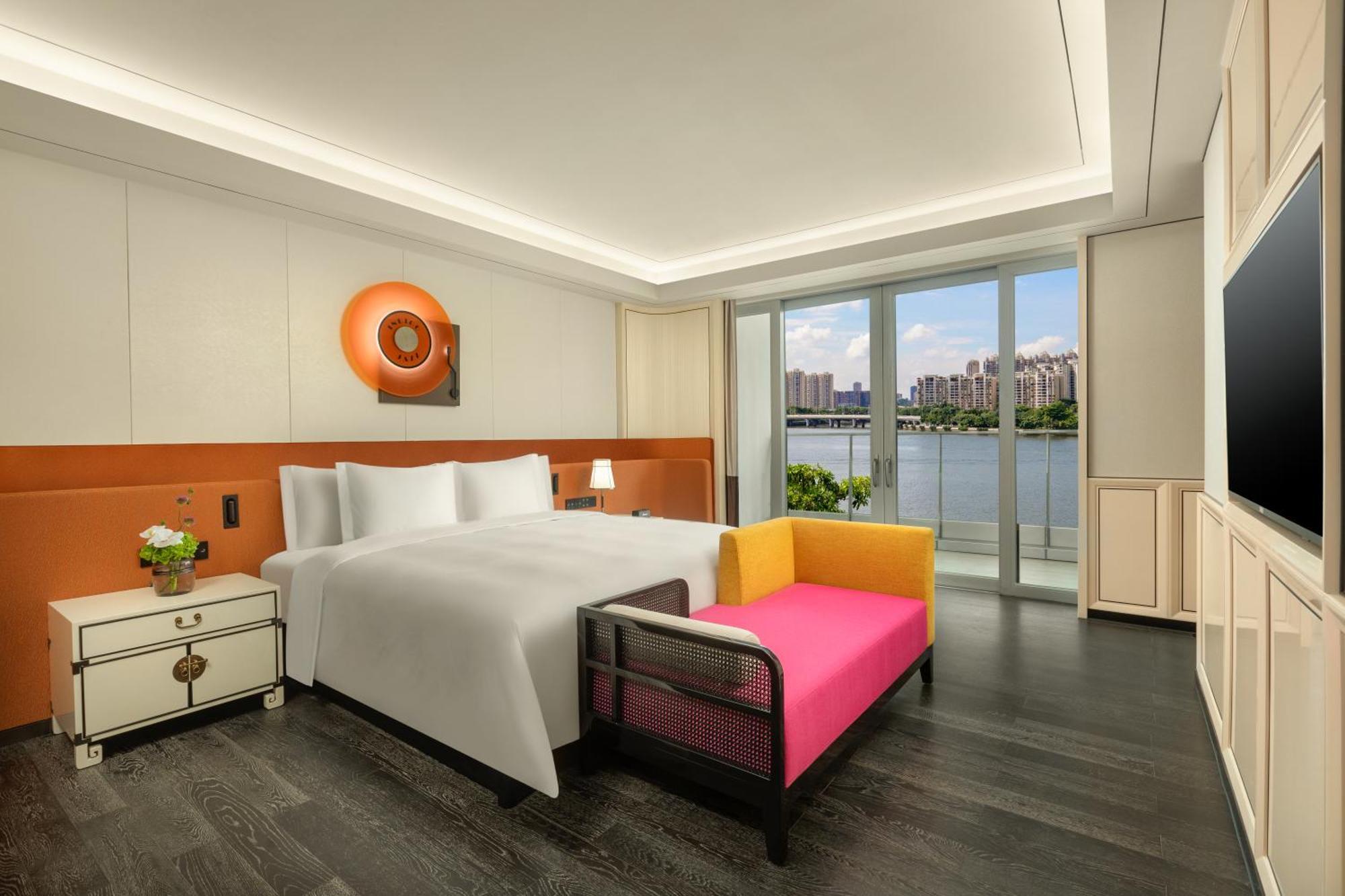 Hotel Indigo Guangzhou Haixinsha By Ihg - Free Shuttle Bus To Canton Fair Complex During Canton Fair Period Экстерьер фото