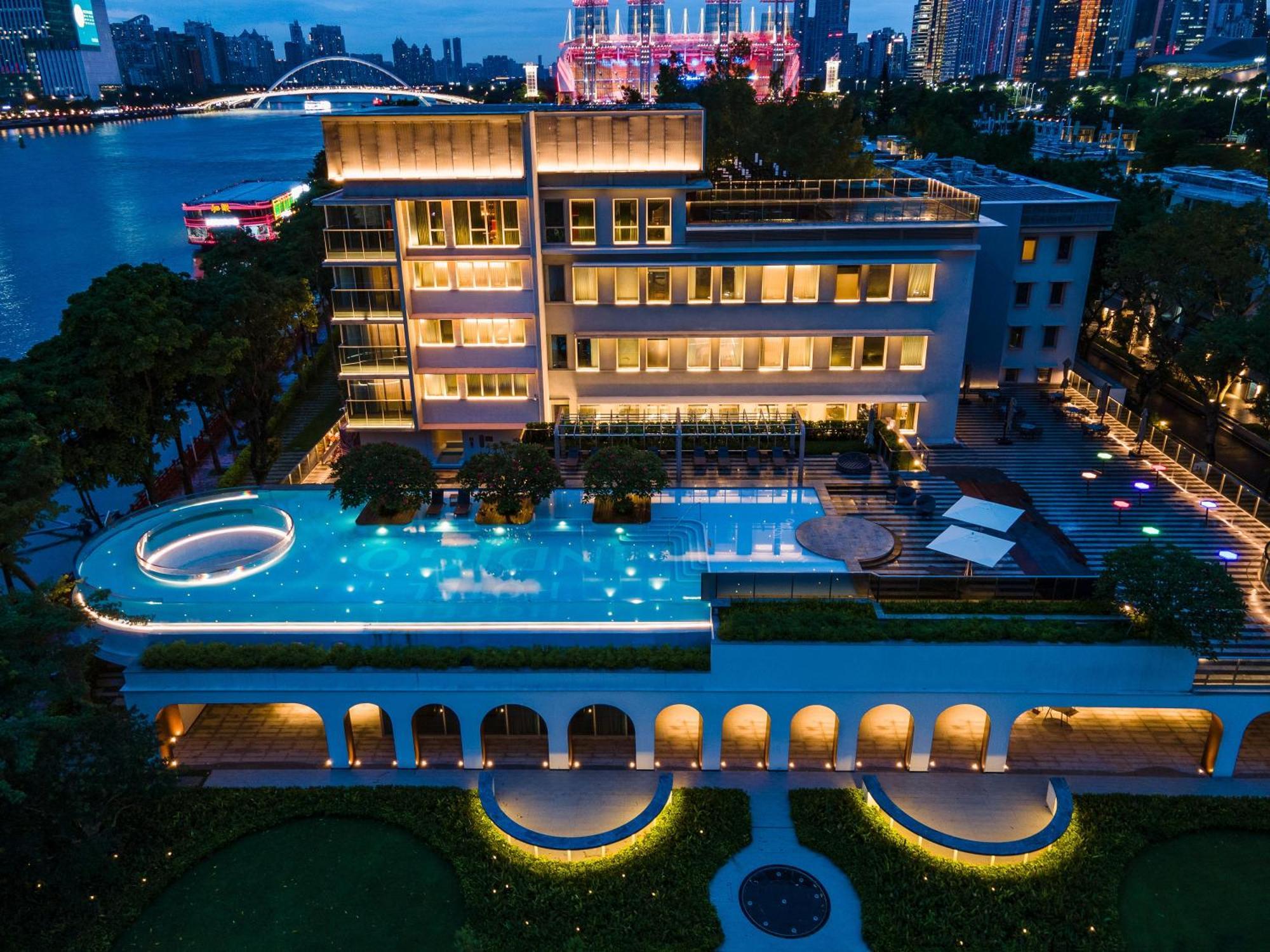 Hotel Indigo Guangzhou Haixinsha By Ihg - Free Shuttle Bus To Canton Fair Complex During Canton Fair Period Экстерьер фото